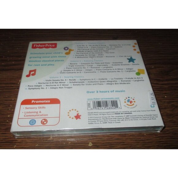 Classical Music for Growing Minds on cd (Fisher Price, 2014) (unopened) - Picture 2 of 3